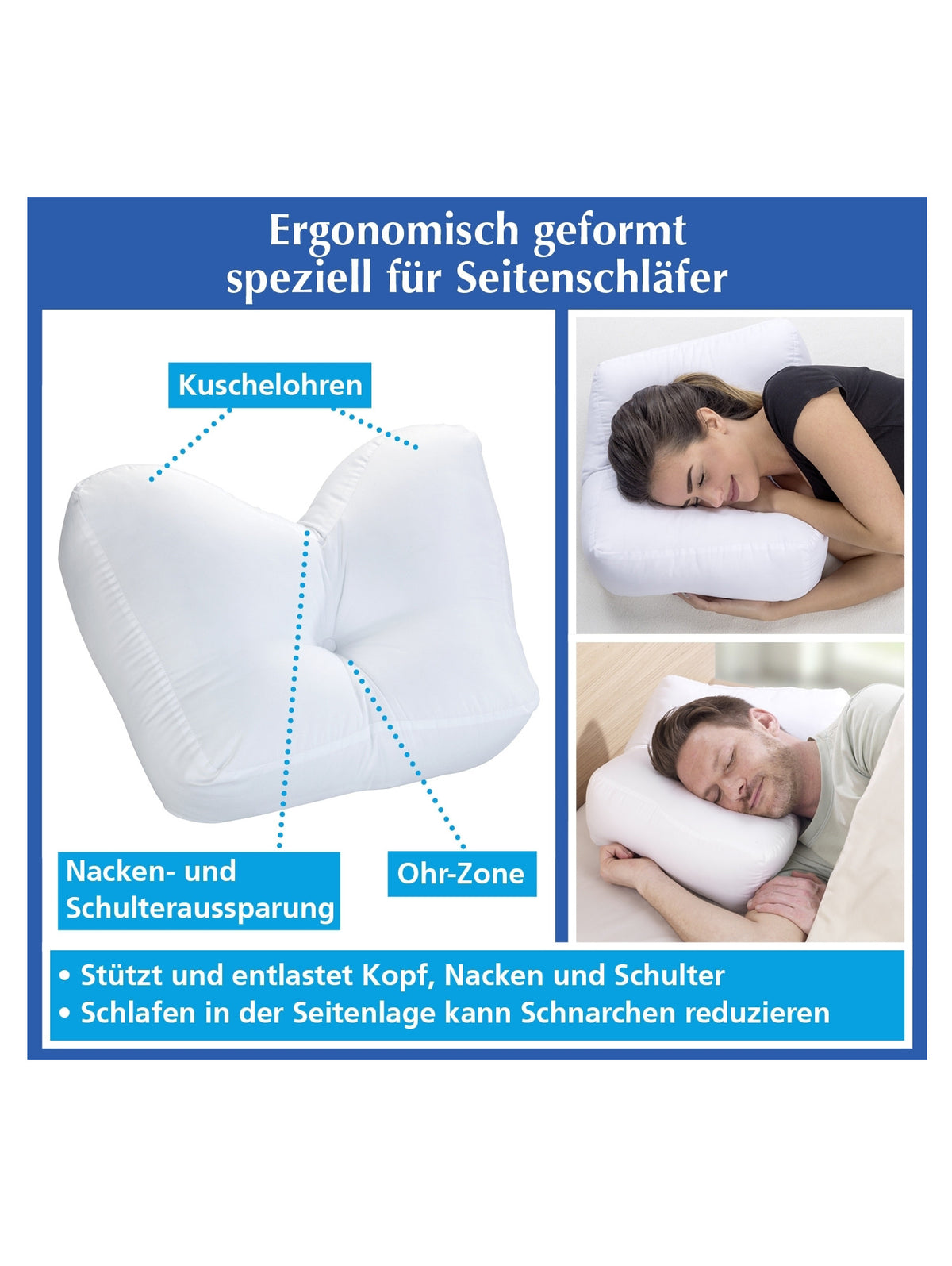 Obrázek produktu z Polštář pro spánek na boku